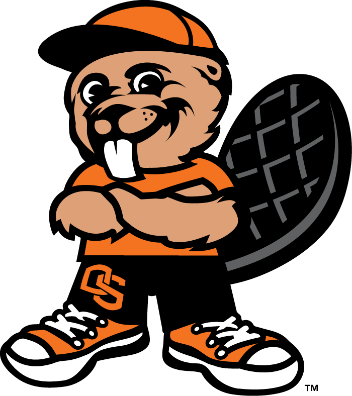 Oregon State Beavers 2007-Pres Mascot Logo iron on paper